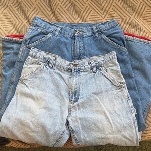 Faded Glory Bundle of 2 Fleece Lined Jeans